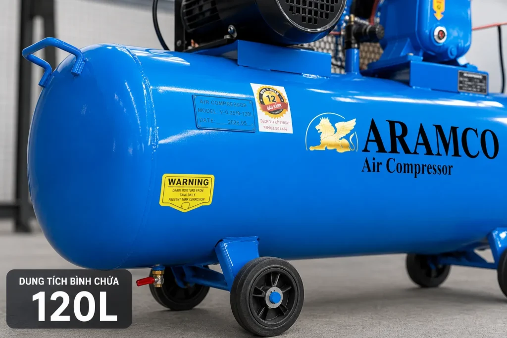 Máy nén khí mini ARAMCO thiết kế nhỏ gọn
