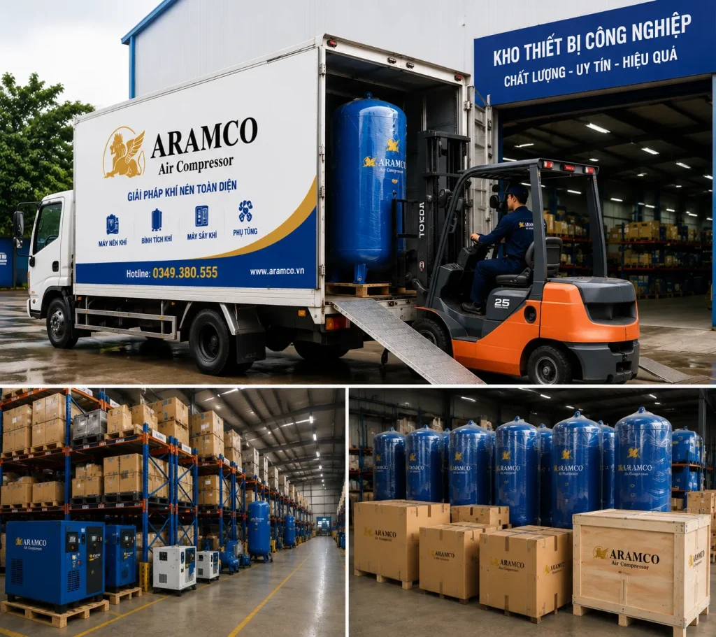CNC Trí Thành cung cấp và phân phối bình tích khí 500L Aramco toàn quốc