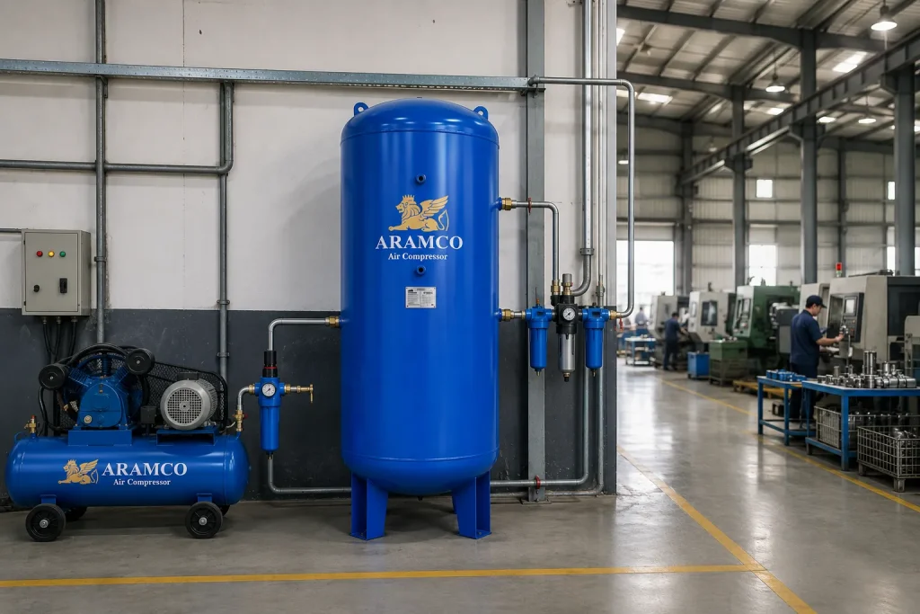 Bình tích khí 200L được sử dụng trong nhiều ngành công nghiệp