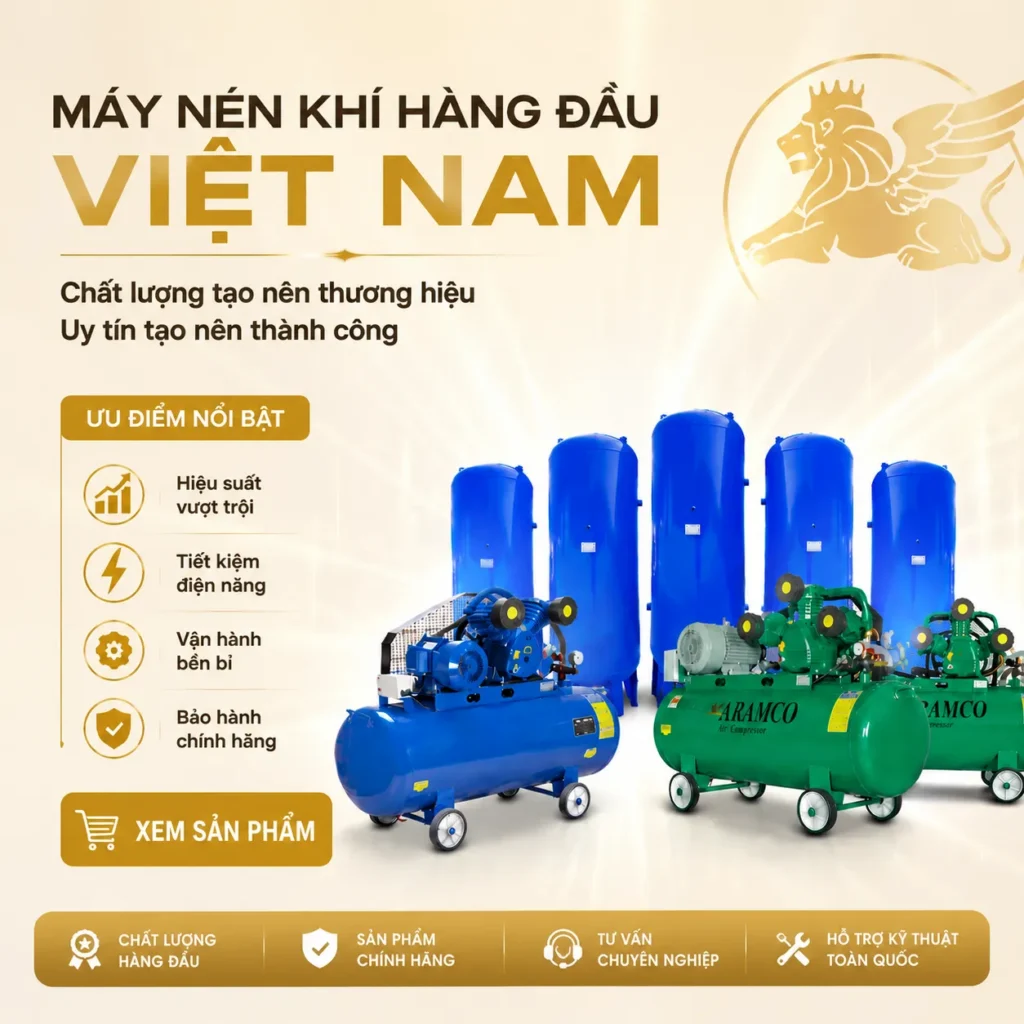 CNC Trí Thành hướng tới trở thành thương hiệu máy nén khí hàng đầu Việt Nam và khu vực Đông Nam Á.