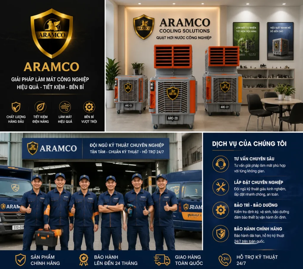Công Ty Cổ phần Công Nghệ CNC Trí Thành – đơn vị cung cấp Quạt Hơi Nước Công Nghiệp ARAMCO ARC-20