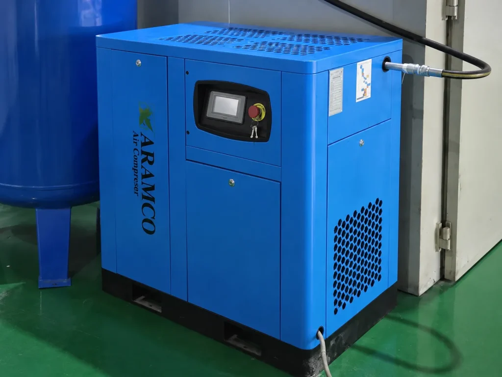 Top Máy Khí Nén Công Nghiệp Đáng Mua Nhất Hiện Nay 5 Máy Khí Nén Biến Tần giúp tiết kiệm điện và duy trì áp suất ổn định.