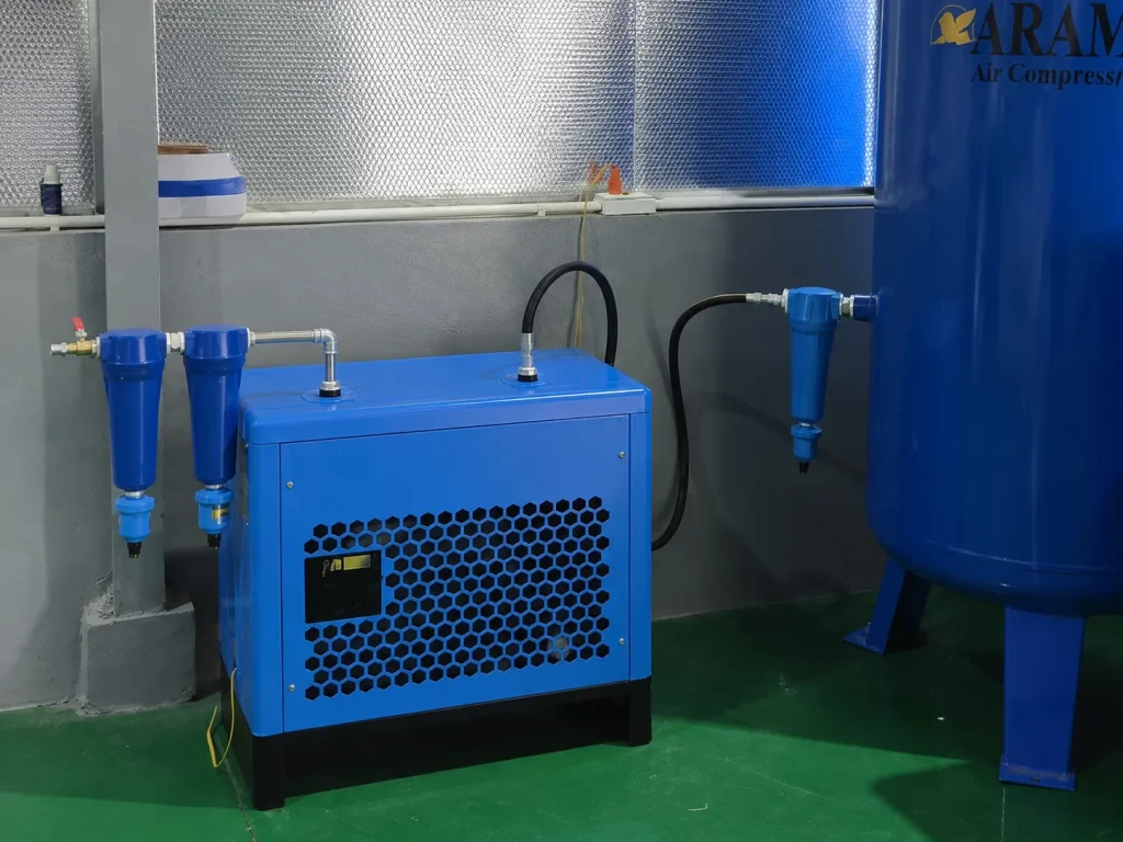 Máy sấy khí ARAMCO – Giải pháp xử lý hơi ẩm hiệu quả cho hệ thống khí nén