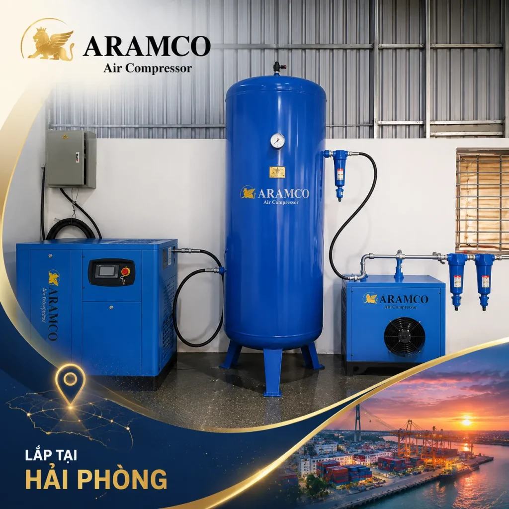anh dai dien gian may nen khi truc vit aramco bien tan 20hp baosi