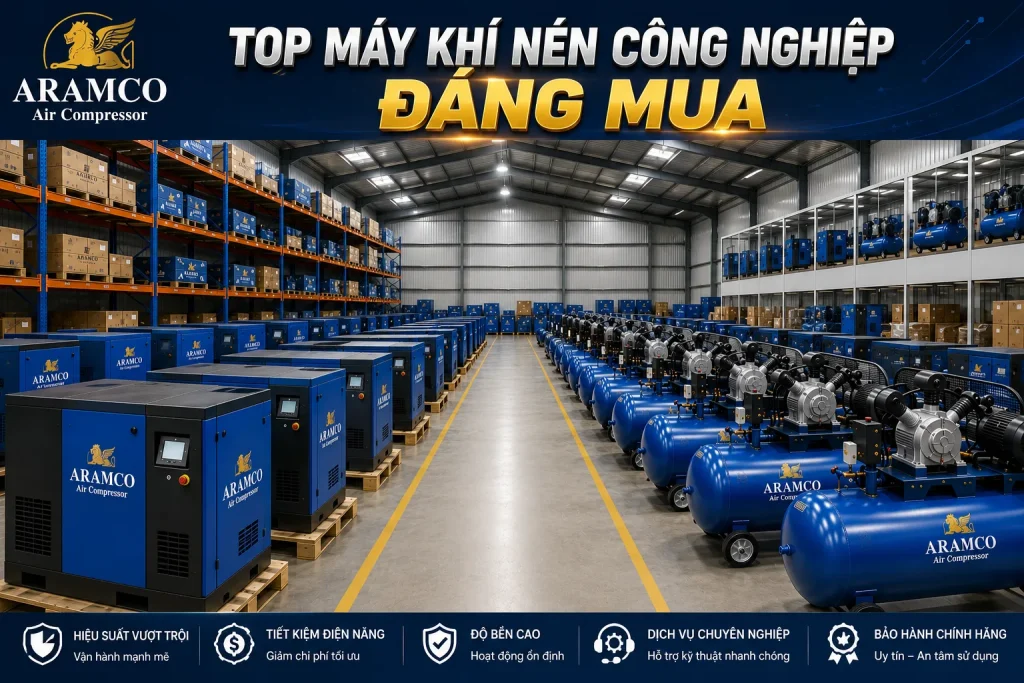 Top Máy Khí Nén Công Nghiệp Đáng Mua Nhất Hiện Nay 1 banner